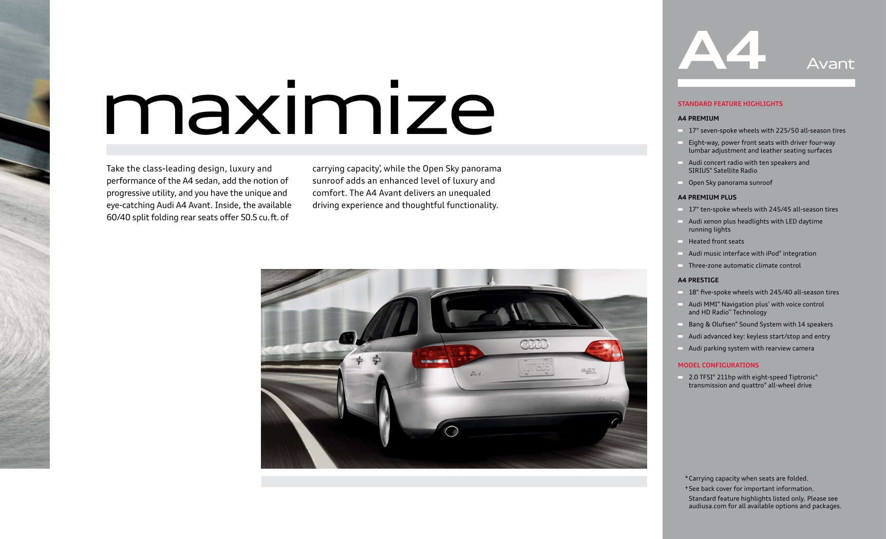 2011 Audi Brochure Page 17